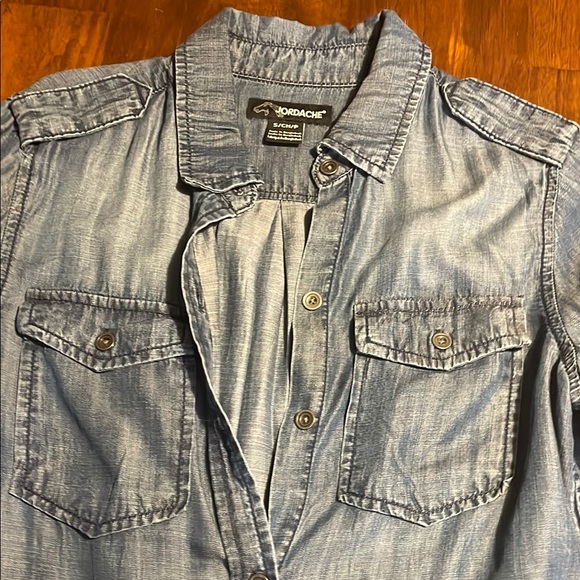 Denim Button-Up Shirt by Jacob - Picture 2 of 4